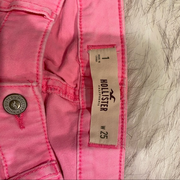 Hollister pink pants … beautiful.. size 25 - size 1 - Picture 7 of 10